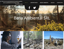 Tablet Screenshot of beha.com.ar